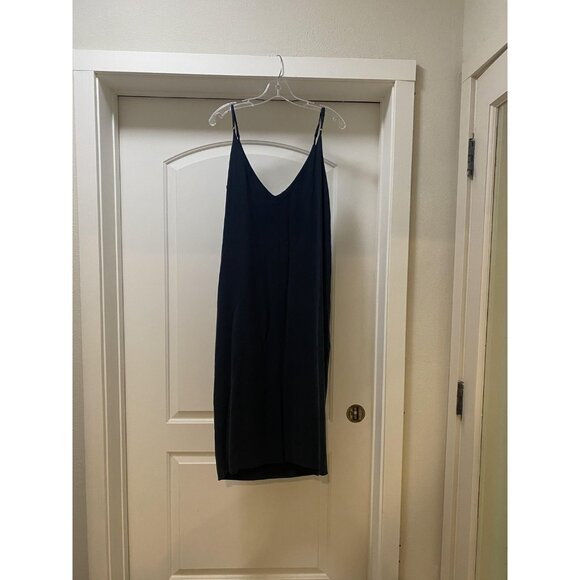 Mara Hoffman Georgia Face Dress Womens Large Beaded Art Slip Midi V Neck Strappy - Picture 7 of 7